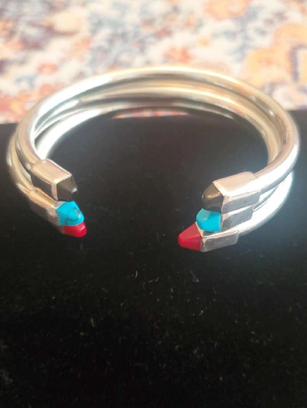 Sterling Bangle Bracelet Set - Picture 8 of 10